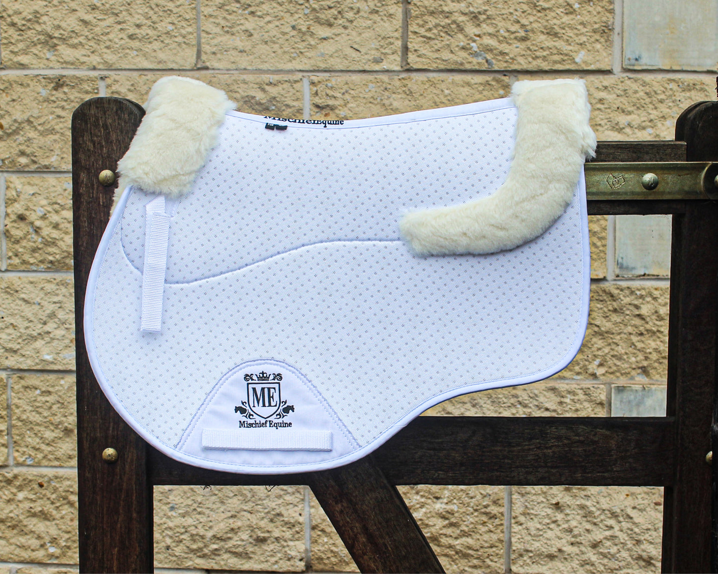 All Purpose Breatha-Wool Saddle Pad - WHITE